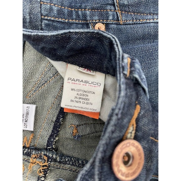 Parasuco Legend Stretch Bootcut Distressed Jeans Womens SZ 28 X 32 - Picture 5 of 6